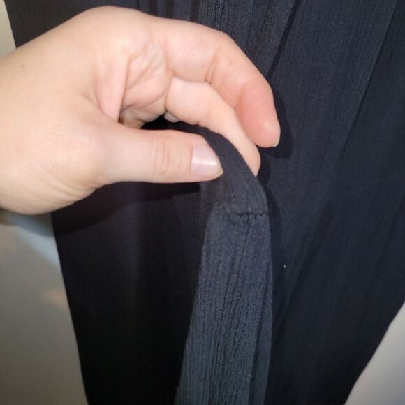 Sonoma Black Tiered Boho Maxi Dress 2X - Picture 11 of 15